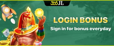 Daily Login Reward Bonus promotion banner